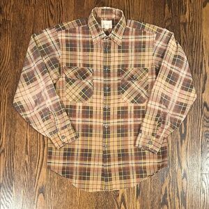 Vintage 80s Plaid Shirt